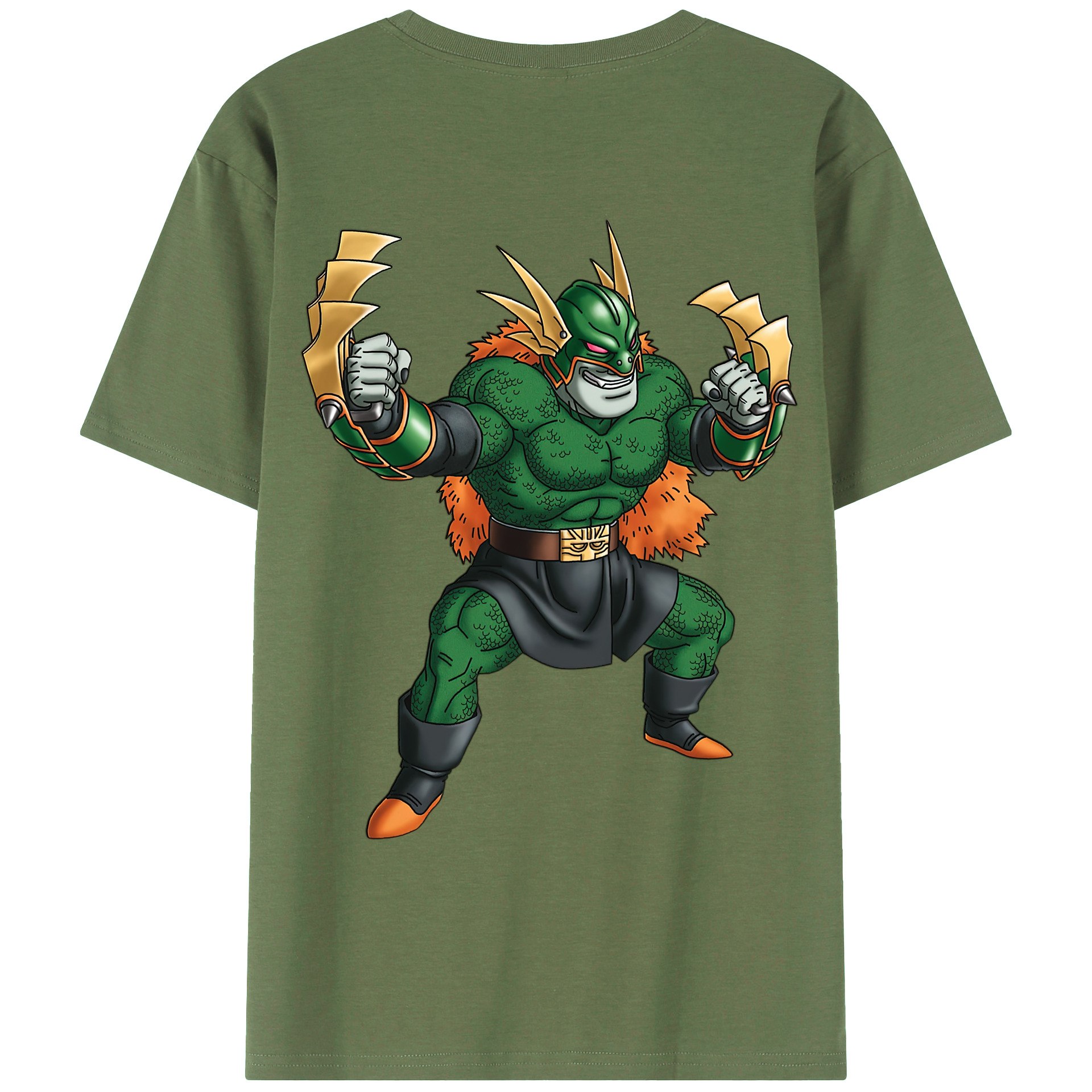 （画像用） ドラゴンクエスト Doragon Kuesuto Dragon Quest 綿100％ メンズ半袖Tシャツ（バックプリント） 通気性